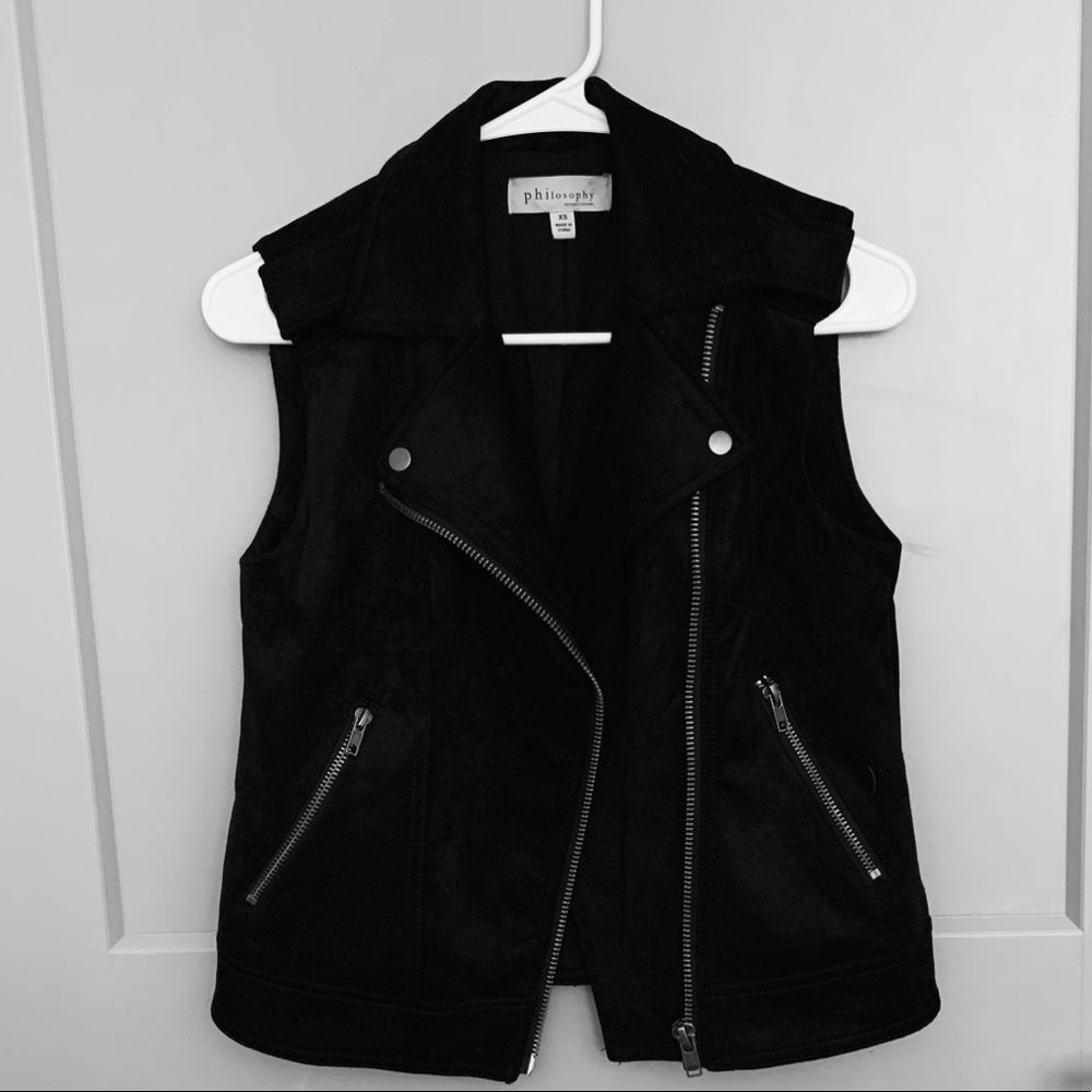 Philosophy suede vest